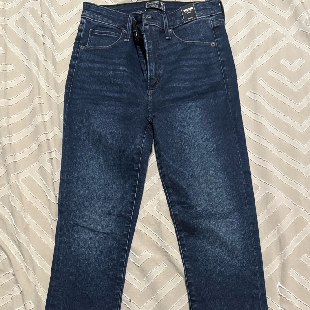 Abercrombie & fitch Dark Blue Denim Jeans